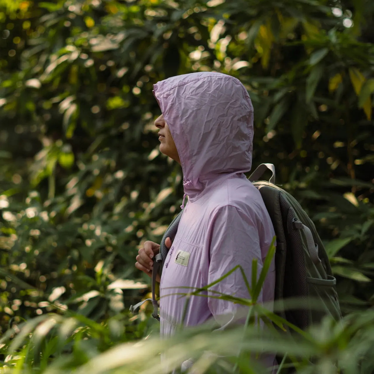 The Altitude packable windbreaker Female (Lilac)