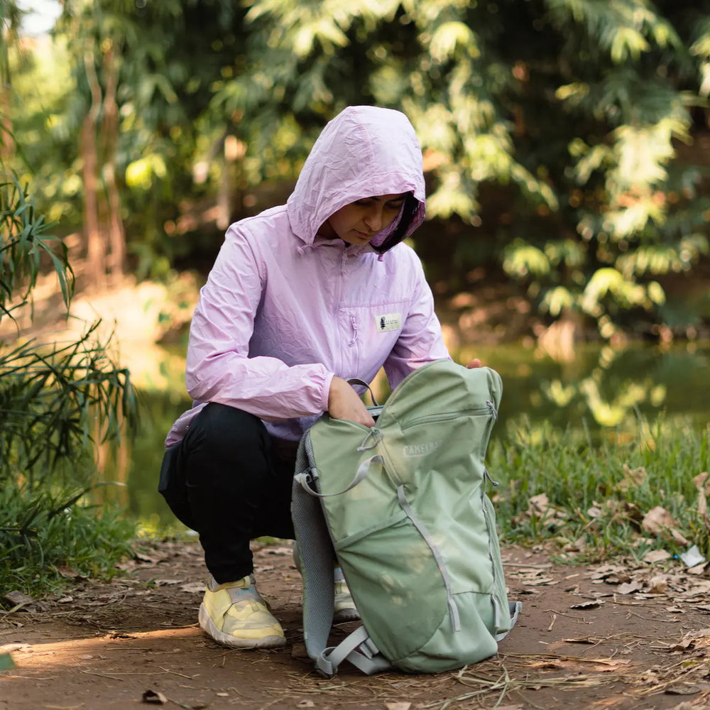 The Altitude packable windbreaker Female (Lilac)