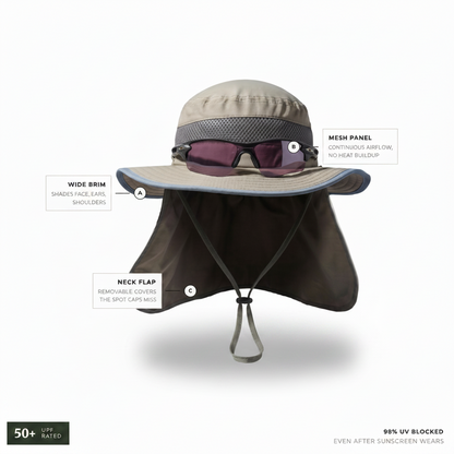 The Solace sun hat Jungle Scout
